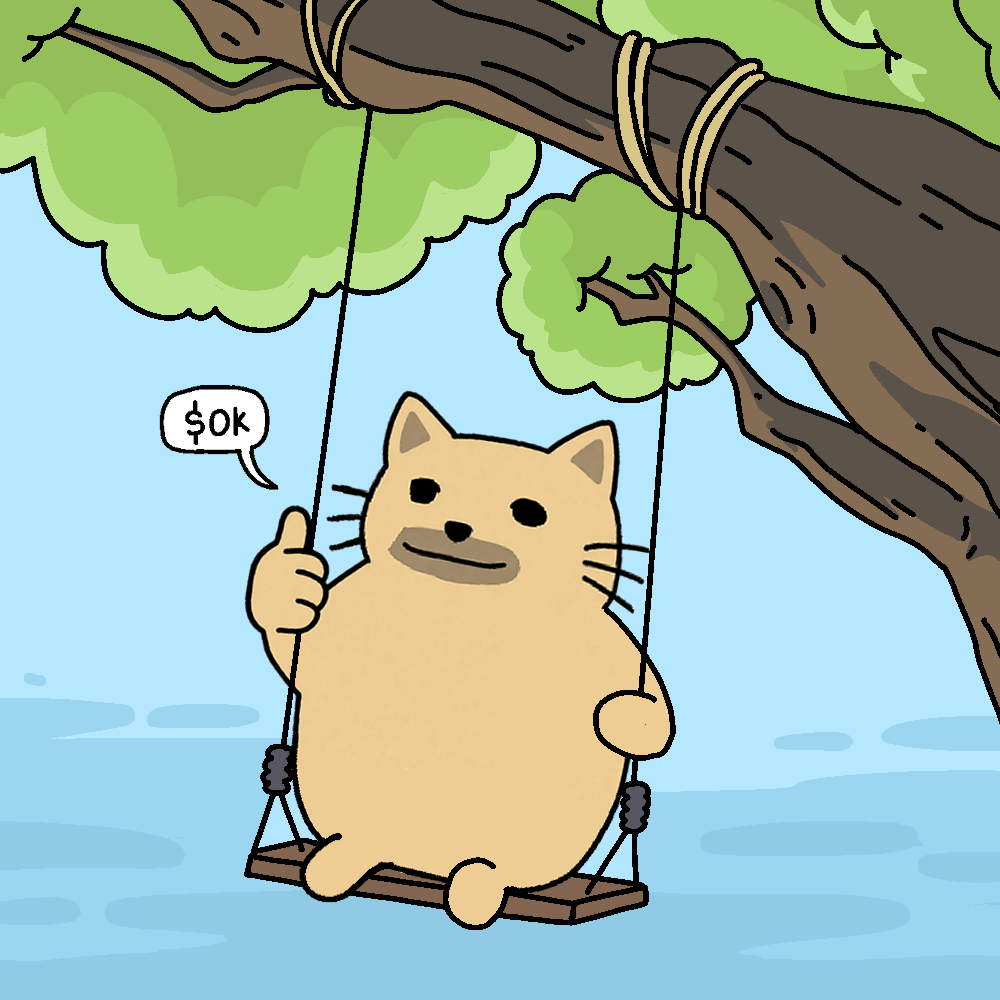 Swinging cat